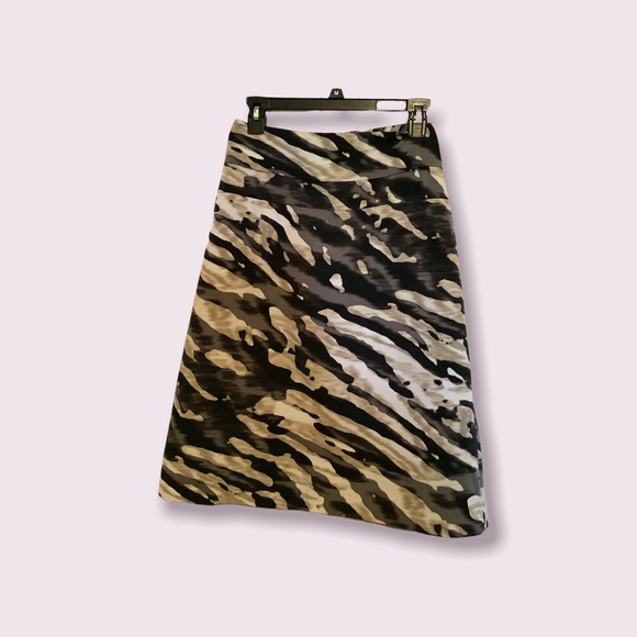 Zebra print Worthington élan maxi skirt black white and gray, size 16 - Picture 1 of 7
